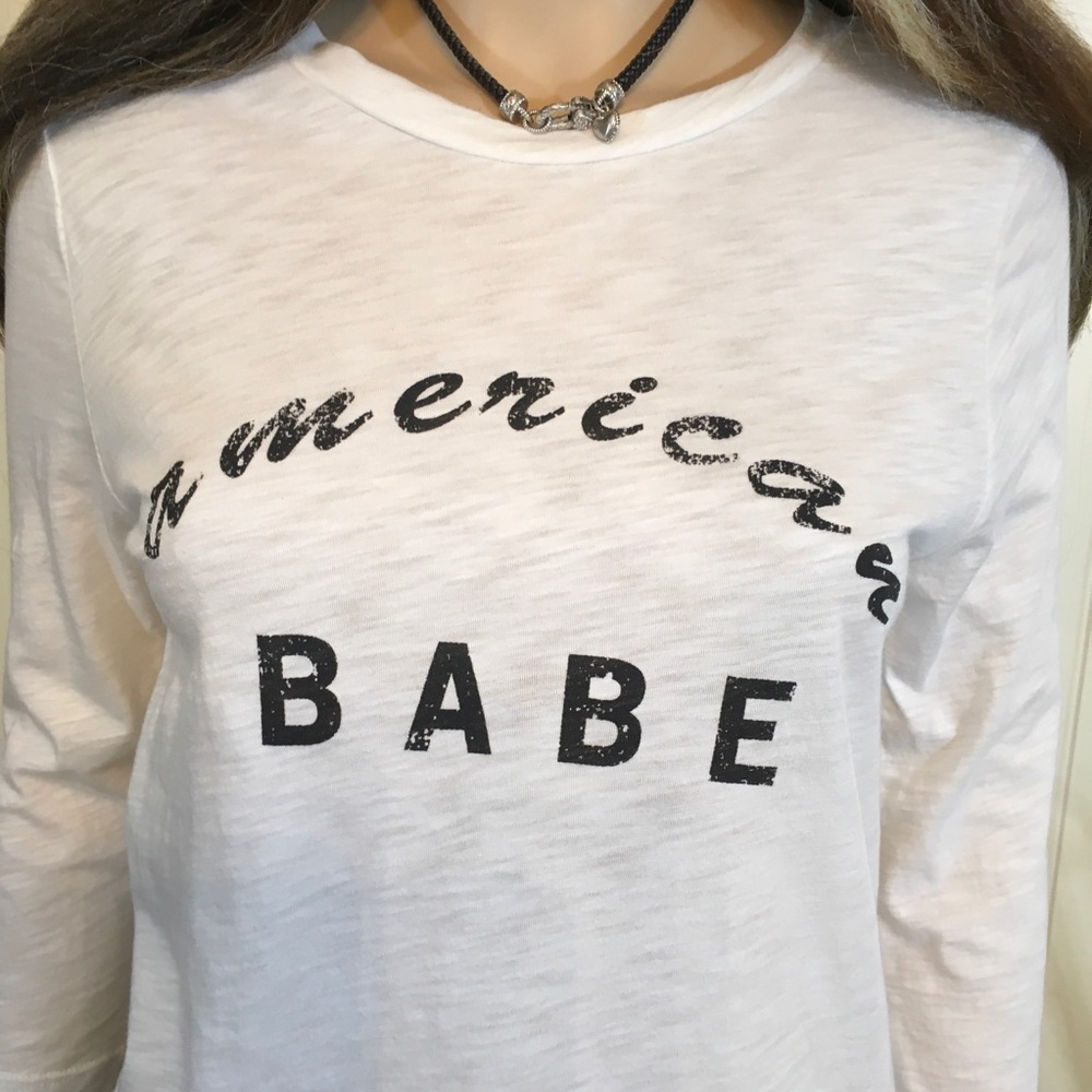 MADE IN USA LIGHTWEIGHT TOP “AMERICAN BABE” - Picture 7 of 7